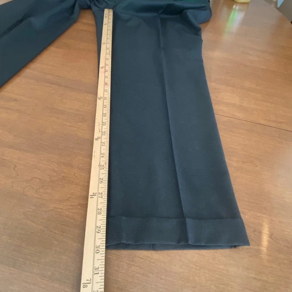 Hickey Freeman Loro Piana‎ Super 120s Wool Suit Mens 43L Black Boardroom  36x30